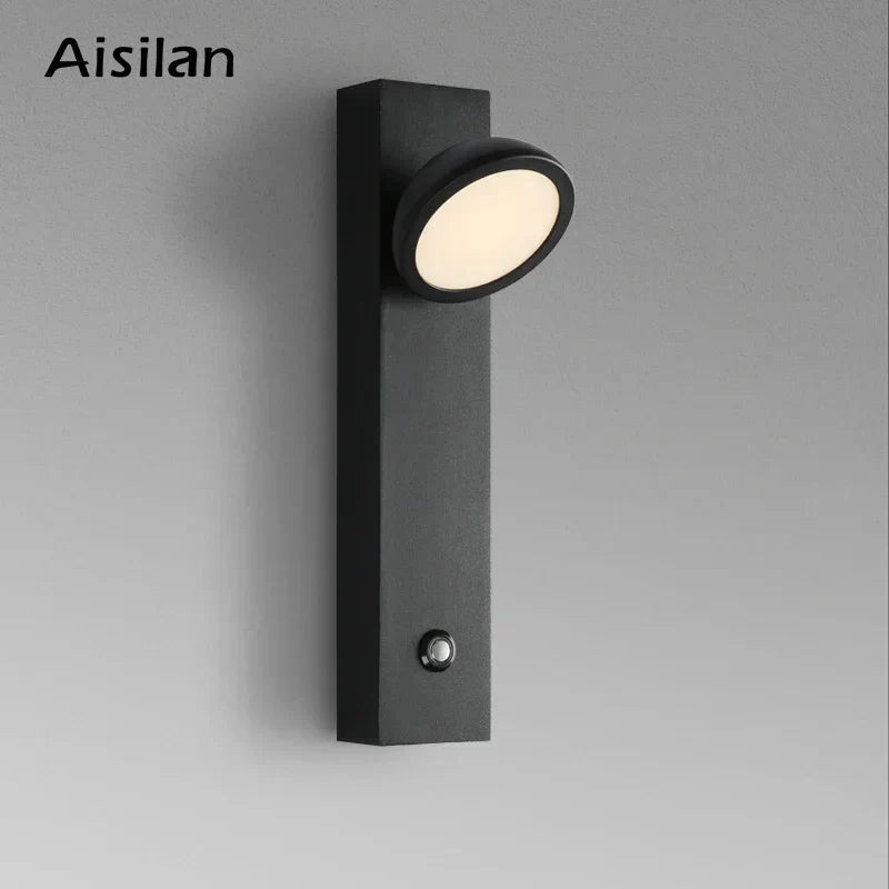 DecorBites™ Dimmable LED Wall Lamp 5W, Adjustable Angle, Touch Switch, 3-CCT Rotation