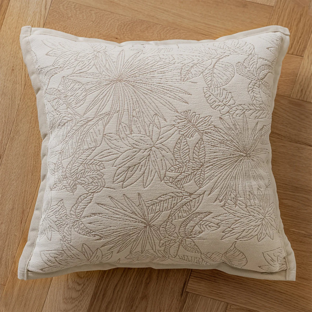 DecorBites™ French Cream Jacquard Pillow Covers 45*45 for Home Decor