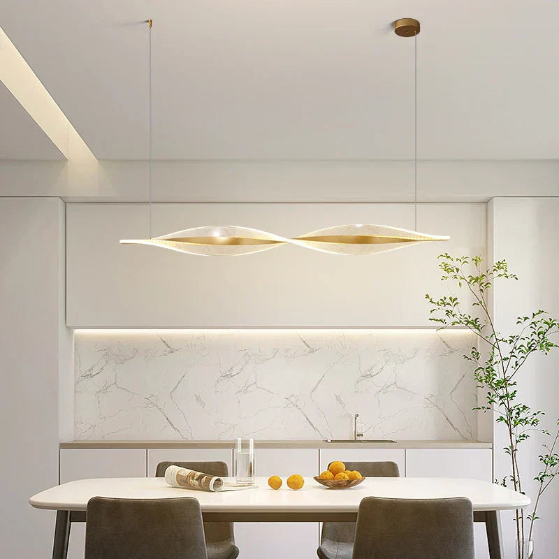 DecorBites™ Acrylic Led Pendant Lamp for Dining Room, Bar & Kitchen - Minimalist Hanging Lights