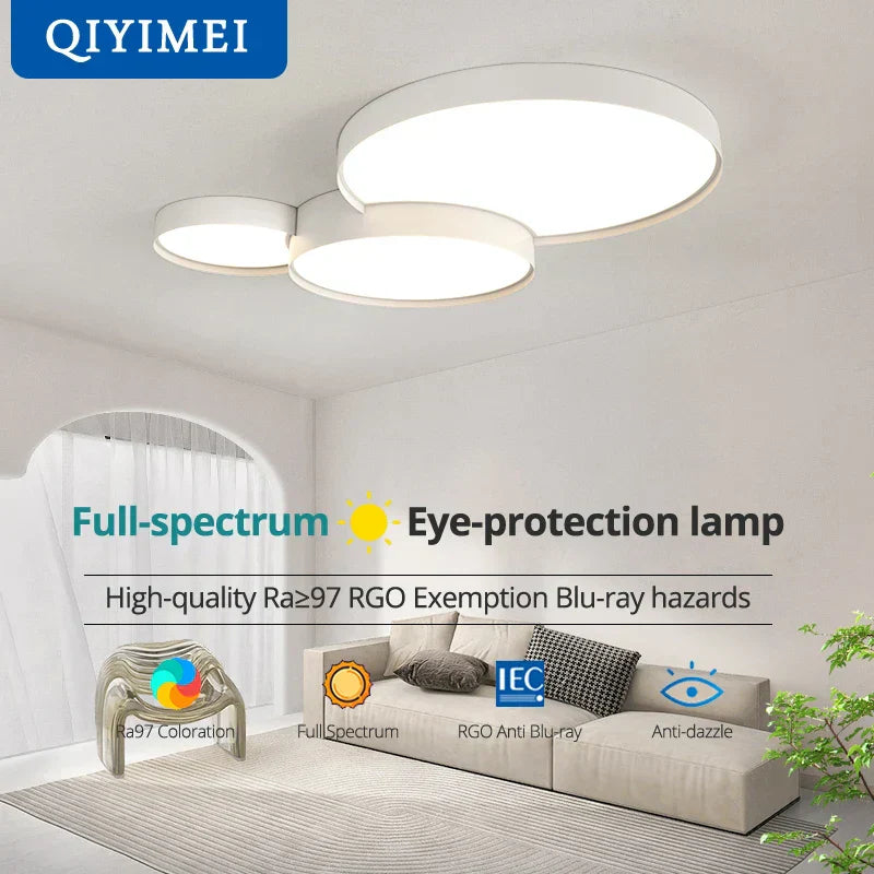 ثريا أكريليك LED من DecorBites™ - إضاءة داخلية عصرية لغرفة النوم والمطبخ وغرفة المعيشة