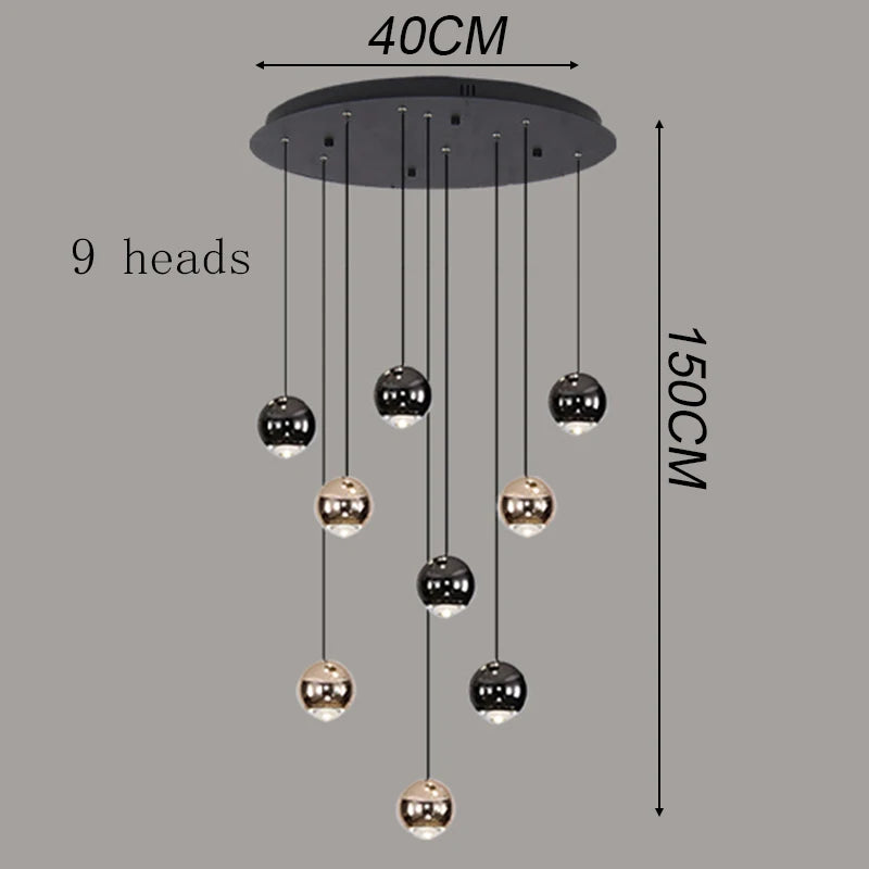Modern Ring Acrylic Pendant Chandelier Light