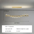 DecorBites™ Glass Ball G9 LED Ceiling Chandelier for Living Dining Kitchen Decor