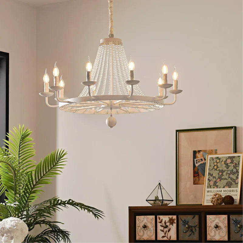 DecorBites™ Country Candle Crystal Chandelier for Home Decoration