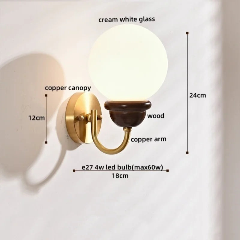 أضواء جدارية LED طراز ياباني 4 واط من DecorBites™ للحمام وغرفة النوم وإضاءة المرآة المنزلية