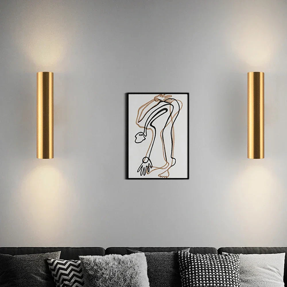 DecorBites™ Double-Headed Cylindrical Wall Lights - Modern 14W COB LED Indoor Lighting
