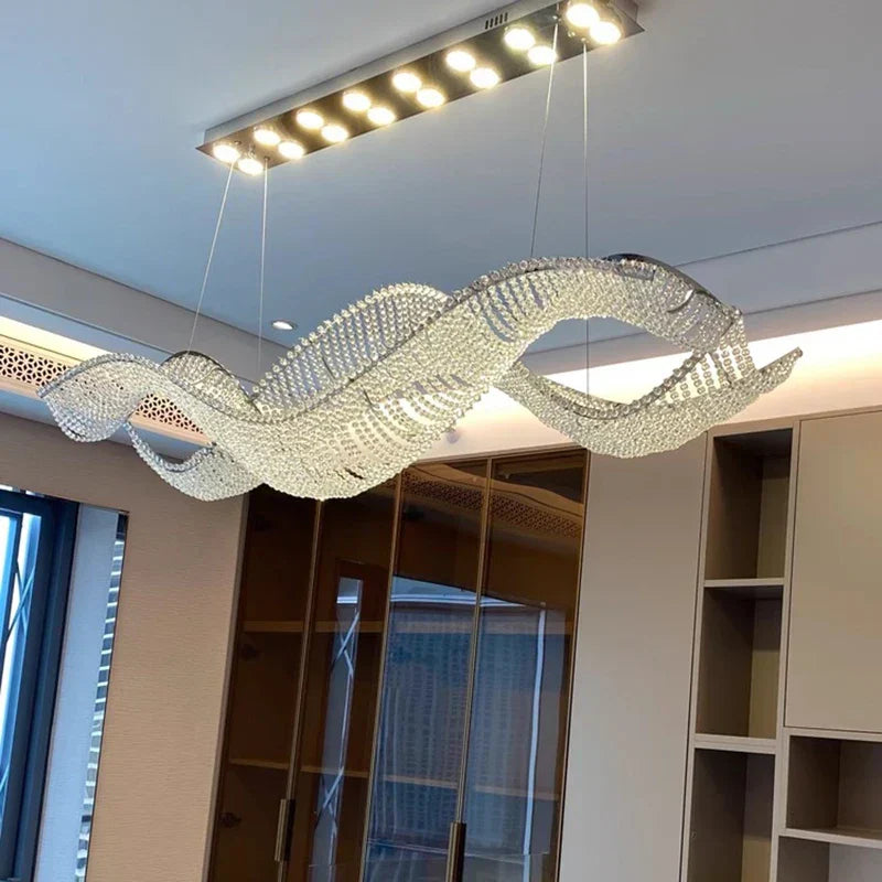 DecorBites™ ثريا إضاءة LED متدلية لغرفة المعيشة وتزيين غرفة الطعام