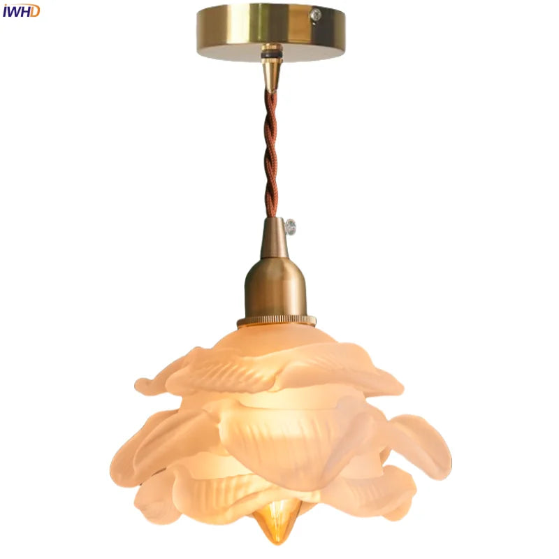 مصباح معلق DecorBites™ LED زجاجي أبيض متجمد: بساطة الشمال لغرفة المعيشة والمقهى