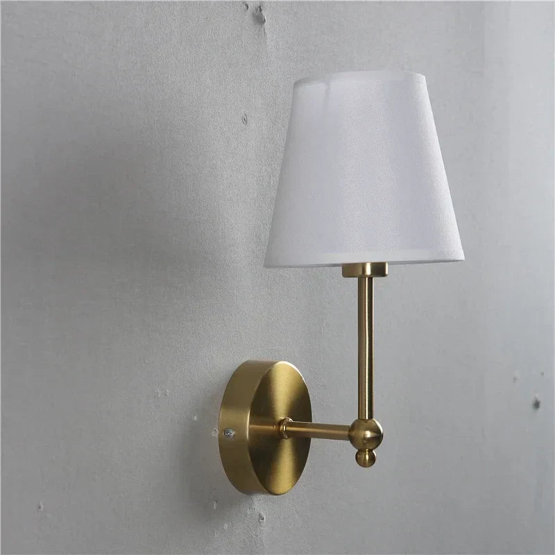 DecorBites™ Black & Gold LED Retro Wall Lamp Luxury Sconce Lighting for Bedroom