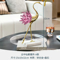 DecorBites™ Crystal Bird Metal Handicraft Sculpture Decorative Figurines