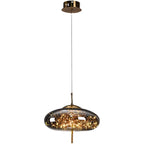 Nordic Star Glass Pendant Light With Long Cord