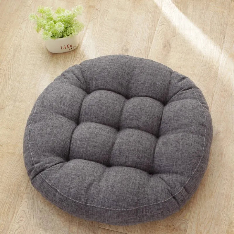 DecorBites™ Kids' Round Floor Cushions: Flexible Seating for Home, Preschool, Yoga