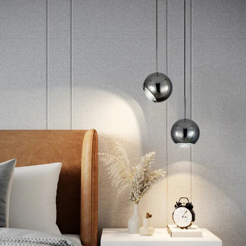 DecorBites™ Adjustable Angle LED Pendant Light: Modern Stretchable Chandelier for Home Decor