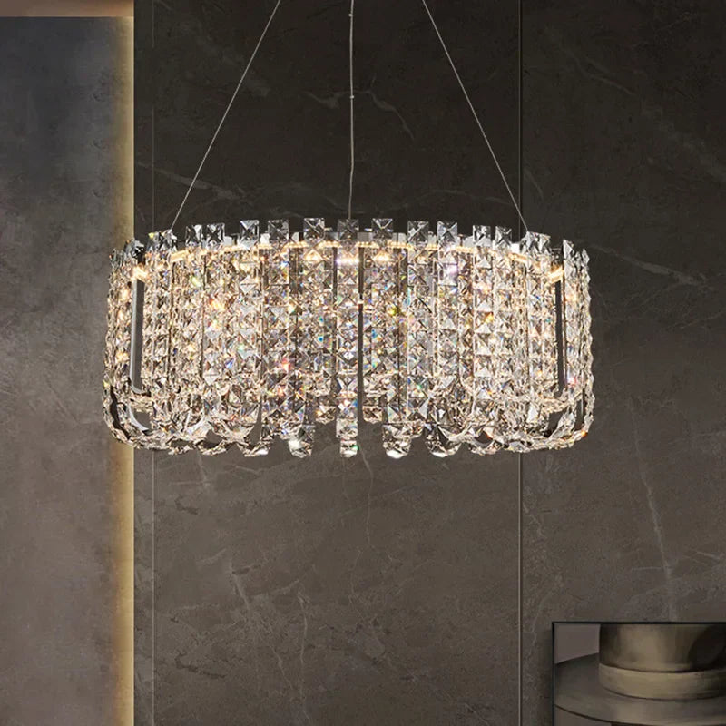 DecorBites™ Crystal Pendant Ceiling Lamp LED Luxury Hanging Light