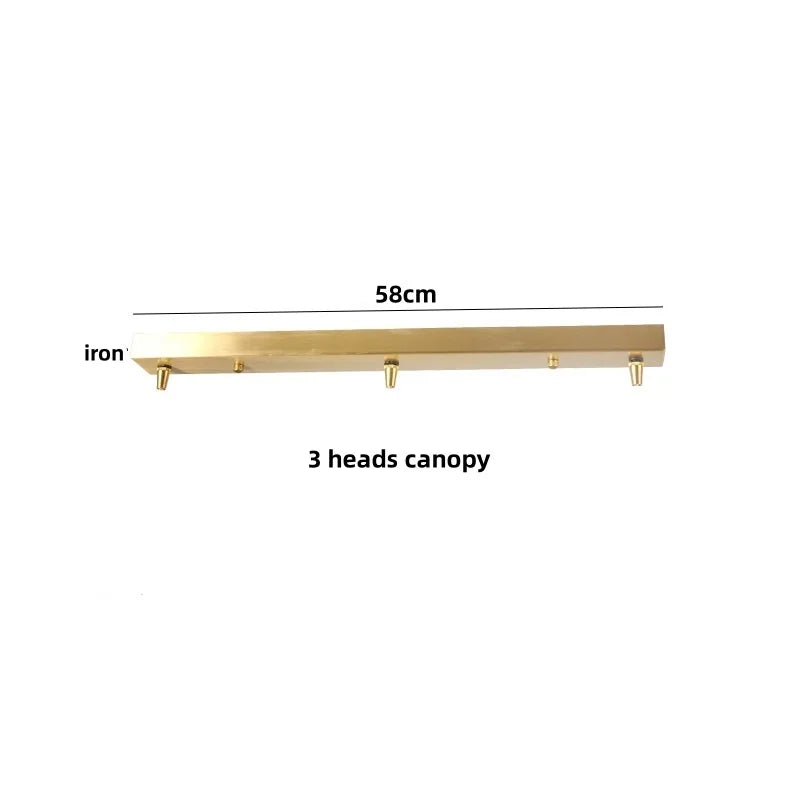 DecorBites™ Iron Lampshade LED Pendant Lights, Adjustable Modern Hang Lamp