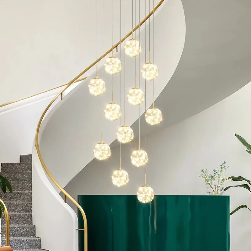 ثريات قلادة LED من DecorBites™ لديكور المنزل العصري والإضاءة الداخلية