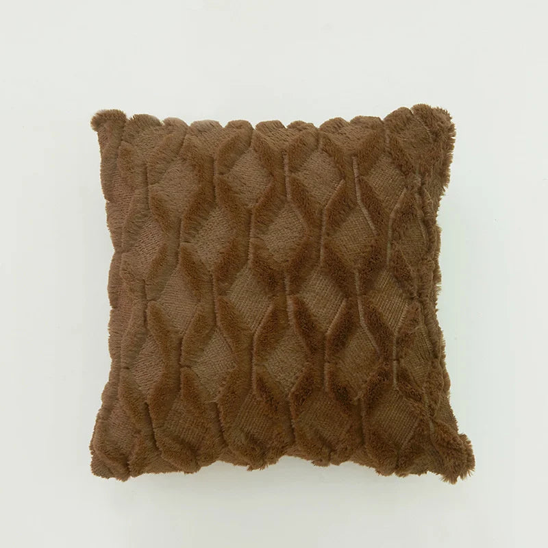 DecorBites™ Diamond Solid Embroidery Cushion Cover - Modern Home Decor