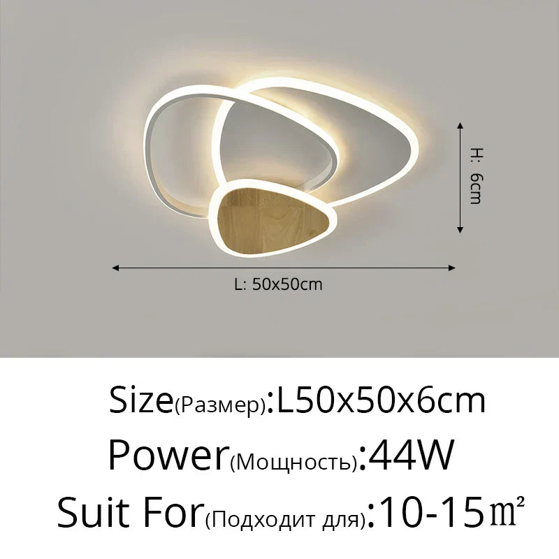 ثريات DecorBites™ LED إضاءة داخلية عصرية قابلة للتعتيم للزينة المنزلية