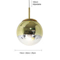 Nordic Gold Ball Pendant Light