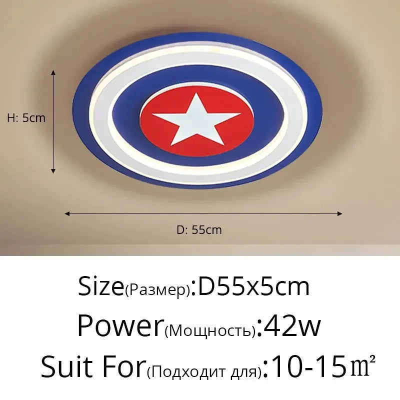 DecorBites™ Plafonnier LED de Dessin Animé pour Enfants | Lampes Décoratives pour Chambre de Garçons et Filles