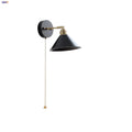 DecorBites™ Black Wood LED Wall Sconce Rotatable Stair Light, Modern Nordic Design