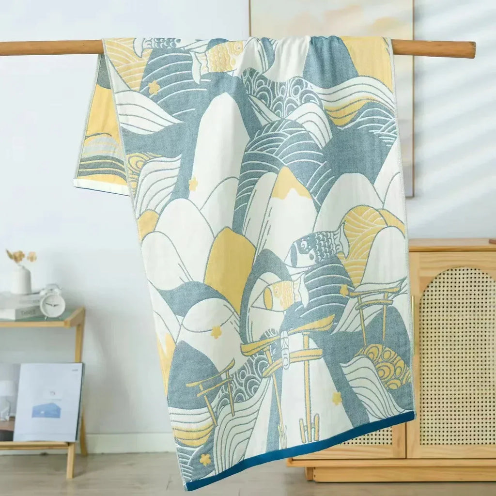 DecorBites™ Cotton Bath Towel - Soft & Quick Dry - 70x140cm