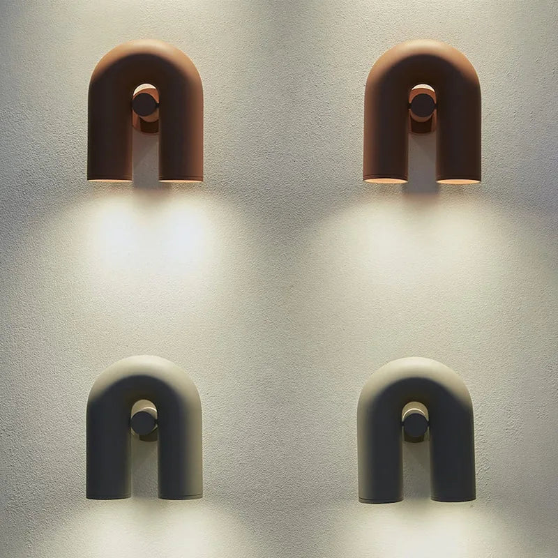 DecorBites™ Cirkus Tube Wall Sconce: إضاءة ليلية بسيطة ومصباح قراءة بجانب السرير