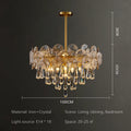 DecorBites™ 2024 Crystal Chandelier for Luxurious Living Spaces