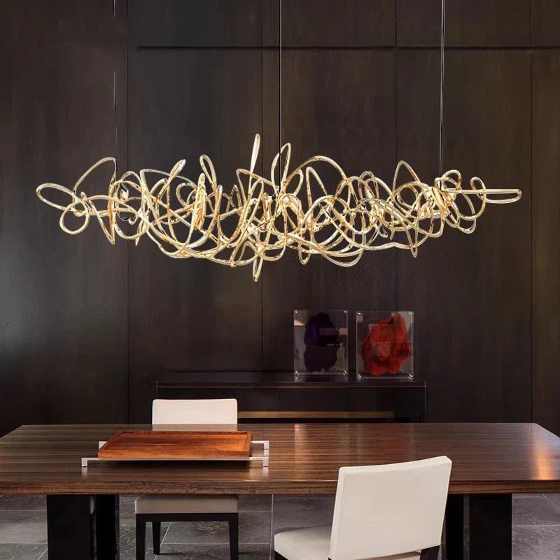 ثريات DecorBites™ المعلقة LED لإضاءة غرف المعيشة والطعام العصرية