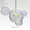 DecorBites™ Glass Bubble Ball LED Chandelier Mickey Light for Modern Indoor Spaces