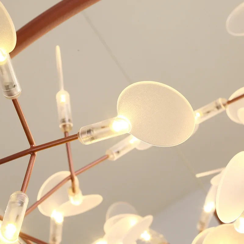 ثرية فروع LED من DecorBites™ للمطبخ وغرفة الطعام وغرفة النوم – مصباح تعليق على الطراز الاسكندنافي