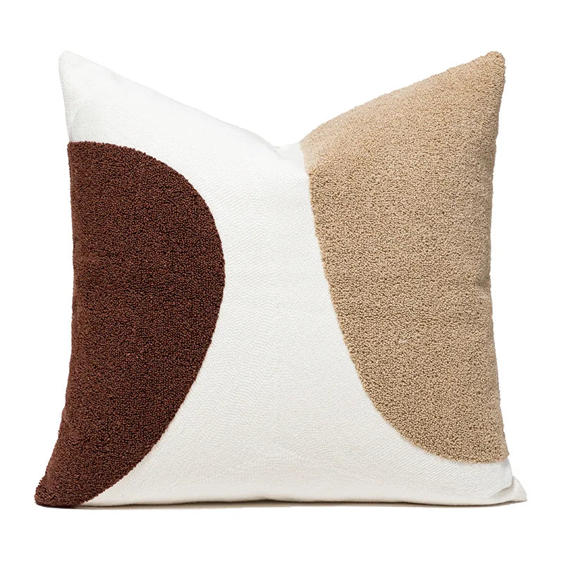 غطاء وسادة DecorBites™ Luxe مقاس 45x45 سم: غطاء وسادة عالي الجودة لديكور منزلي أنيق