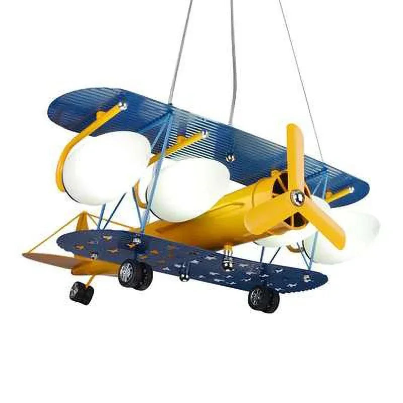 DecorBites™ Airplane Chandelier LED Lights for Boy's Room
