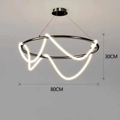 DecorBites™ Gold Minimalist LED Pendant Lights for Kitchen Dining Room