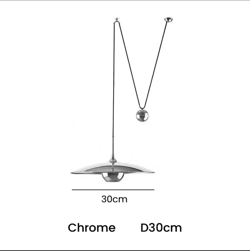 Postmodern Adjustable Metal Pendant Light