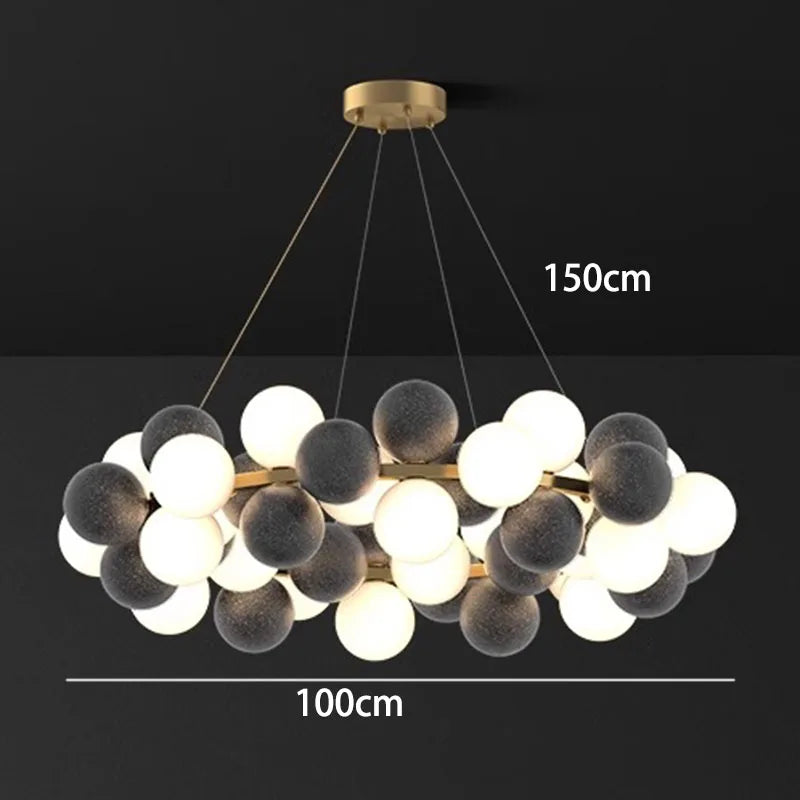 ثريات LED معلقة من DecorBites™ لديكور المنزل العصري، إضاءة داخلية لغرف المعيشة وغرف الطعام