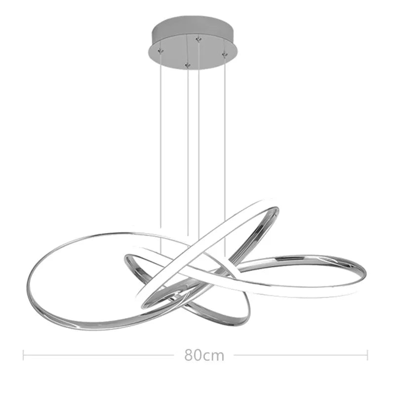 DecorBites™ Gold Ring Chandeliers for Modern Dining Room Luxury Bedroom Lighting