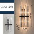 DecorBites™ Crystal LED Wall Lights: Modern 40CM Bedroom Living Room Lamp