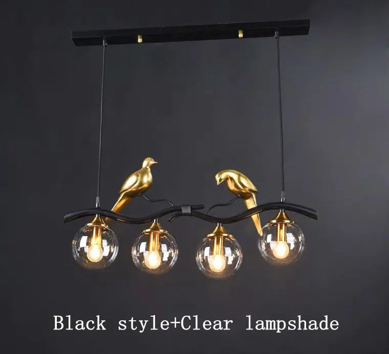 DecorBites™ مصابيح زجاجية متدلية لغرفة المعيشة والمطعم والكونتر، مصابيح LED للديكور الداخلي