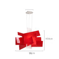 DecorBites™ Big Bang LED Pendant Lamp, Stacking Creative Lights Art Decor, 95cm Diameter
