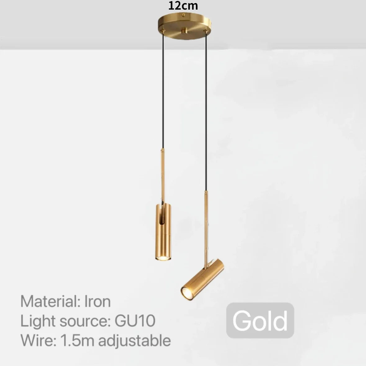 Rotatable Metal Spotlight Pendant Light