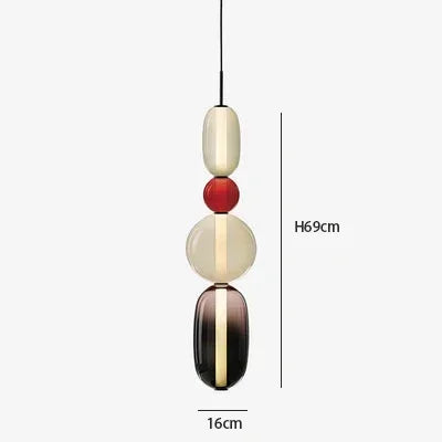 Wabi-Sabi Candy Glass Pendant Light