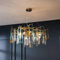 DecorBites™ Bird's Nest Crystal LED Chandelier: Modern Bubble Pendant Light for Living Room & Bedroom.