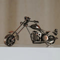 DecorBites™ 14cm Retro Motorcycle Model Metal Figurine Home Decor & Toy