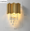 DecorBites™ Crystal LED Pendant Lights: Luxury Gold Plating Metal Hanging Lamp for Living, Dining, Bedroom