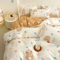 DecorBites™ Cotton Printed Bedding Set: Thick & Cozy Single Bedclothes for Adults & Kids
