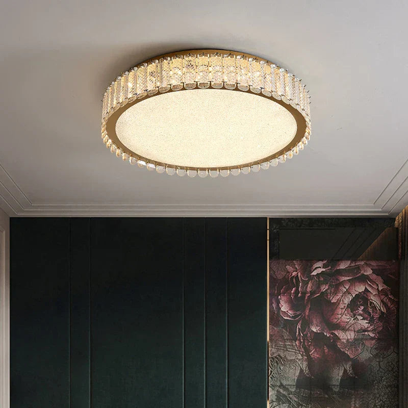 DecorBites™ Crystal LED Ceiling Lights: Modern Home Lighting Fixture for Living, Dining, Kitchen, Bedroom