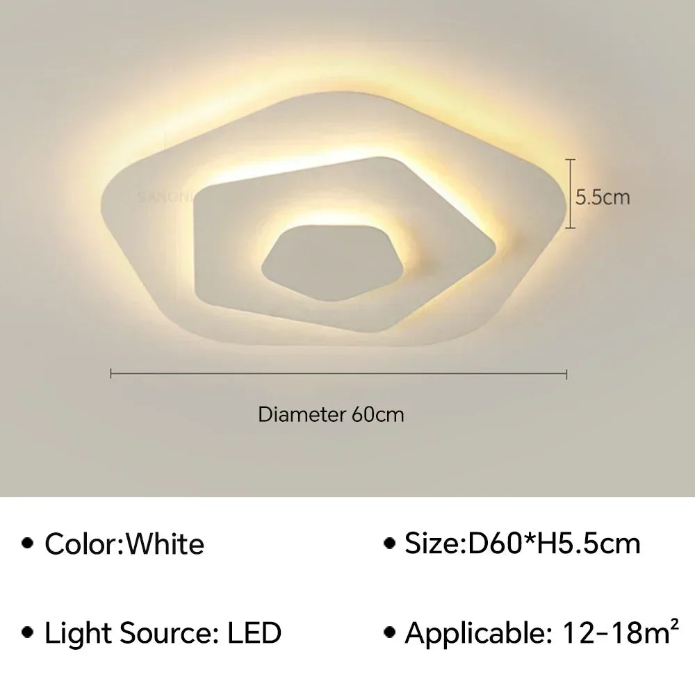 DecorBites™ ثريا سقف LED لغرفة المعيشة وغرفة النوم