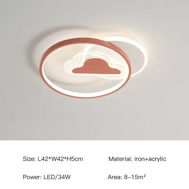 ثريا سقف LED لغرف الأطفال DecorBites™ مصباح معلق حديث لغرفة الدراسة في الحضانة