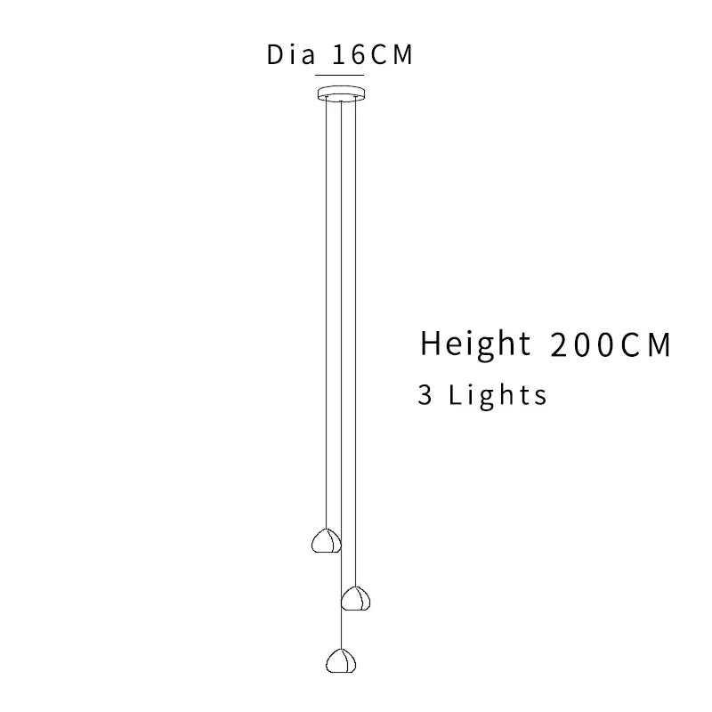 DecorBites™ Crystal Ball Chandelier: Modern LED Stair Chandelier for Living Room and Kitchen