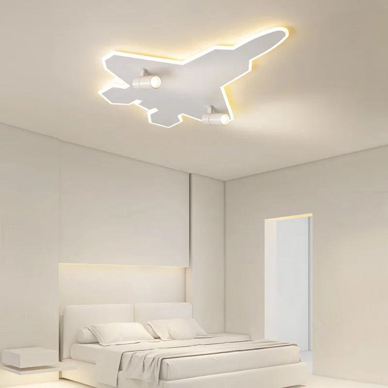 DecorBites™ مصابيح سقف للأطفال برسومات كرتونية لغرفة نوم الأولاد إضاءة LED إبداعية لحماية العين